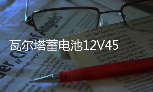 瓦爾塔蓄電池12V45AH天語(yǔ)雨燕五菱宏光長(zhǎng)安之星東方小康汽車電瓶