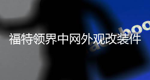 福特領(lǐng)界中網(wǎng)外觀改裝件領(lǐng)界S前臉保險(xiǎn)杠專用裝飾條配件汽車用品