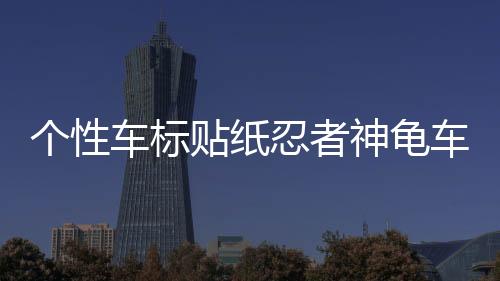 個(gè)性車標(biāo)貼紙忍者神龜車貼大眾車尾貼高爾夫6GTI邁騰CC新POLO途觀
