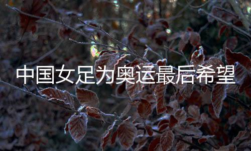 中國女足為奧運(yùn)最后希望而戰(zhàn)，遭遇韓國隊(duì)勝率幾何？