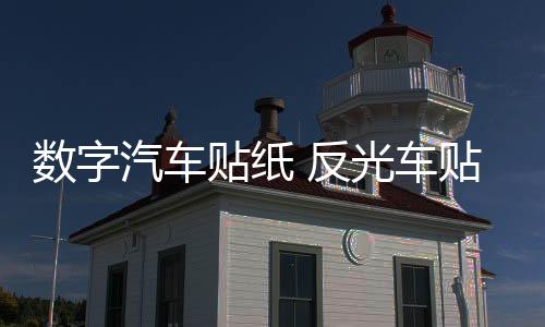 數(shù)字汽車貼紙 反光車貼 側(cè)門貼車身貼改裝 個性定制數(shù)字可改