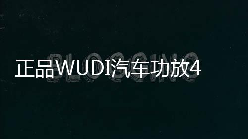 正品WUDI汽車功放4聲道12V車載四路音響喇叭功放機(jī)大功率數(shù)字功放