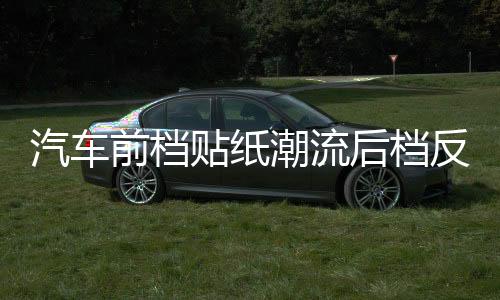 汽車前檔貼紙潮流后檔反光貼個(gè)性改裝遮陽擋前擋風(fēng)玻璃創(chuàng)意裝飾貼