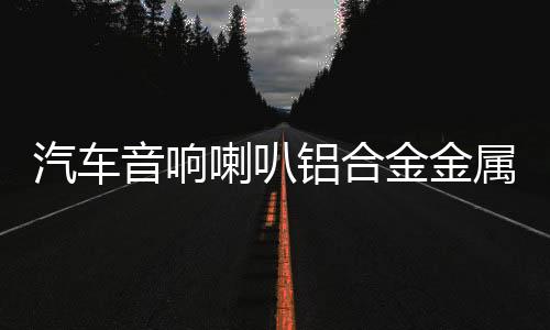 汽車音響喇叭鋁合金金屬網(wǎng)罩3寸3.5中音喇叭罩鋁合金喇叭蓋保護罩