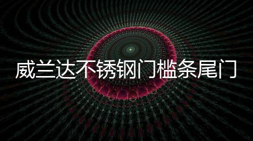 威蘭達(dá)不銹鋼門檻條尾門后備箱護(hù)板飾條防擦貼片內(nèi)飾改裝配件用品